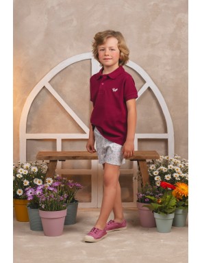 bermuda cargo rayaflor violeta