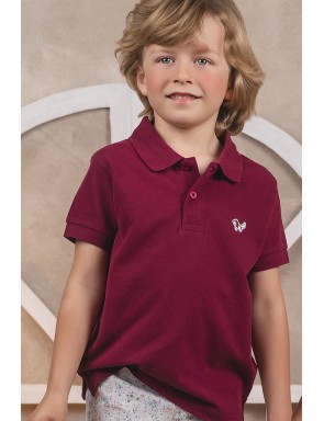 polo james piqué cereza