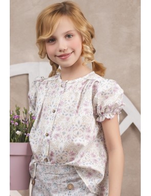 blusa canesú violetas
